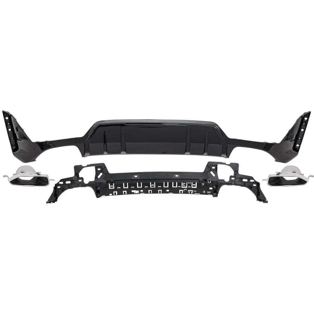 Enjoliveur, pare-chocs arrière BMW 3-Reihe Lim/Tour.(G20/21) 22->>