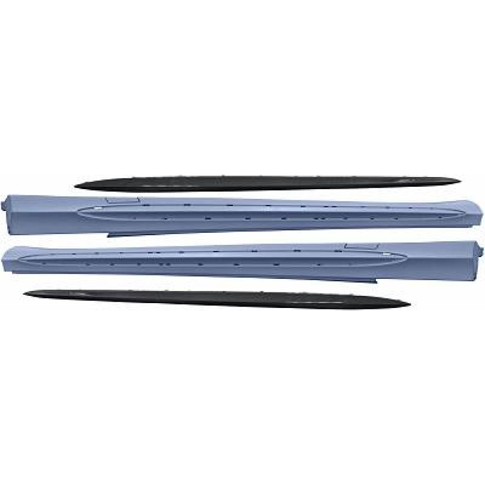 Revêtement de bas de marche Montage en saillie latéral Mercedes E-Kl.E220-500 W212 13-16