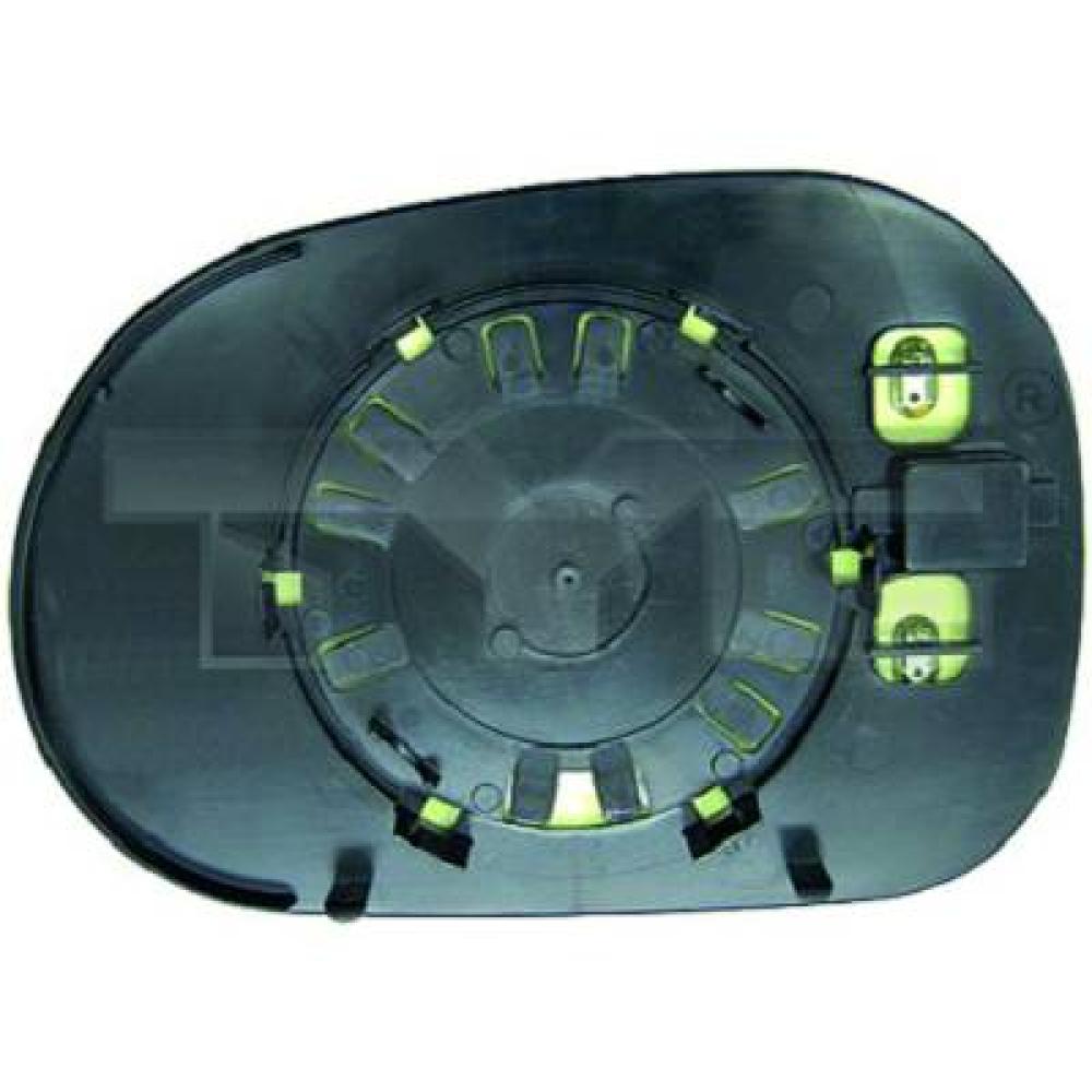 Verre de rétroviseur, rétroviseur extérieur gauche Mercedes M-Kl. W163 98-01