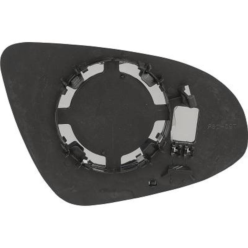 Verre de rétroviseur, rétroviseur extérieur gauche Citroen C1 14->>