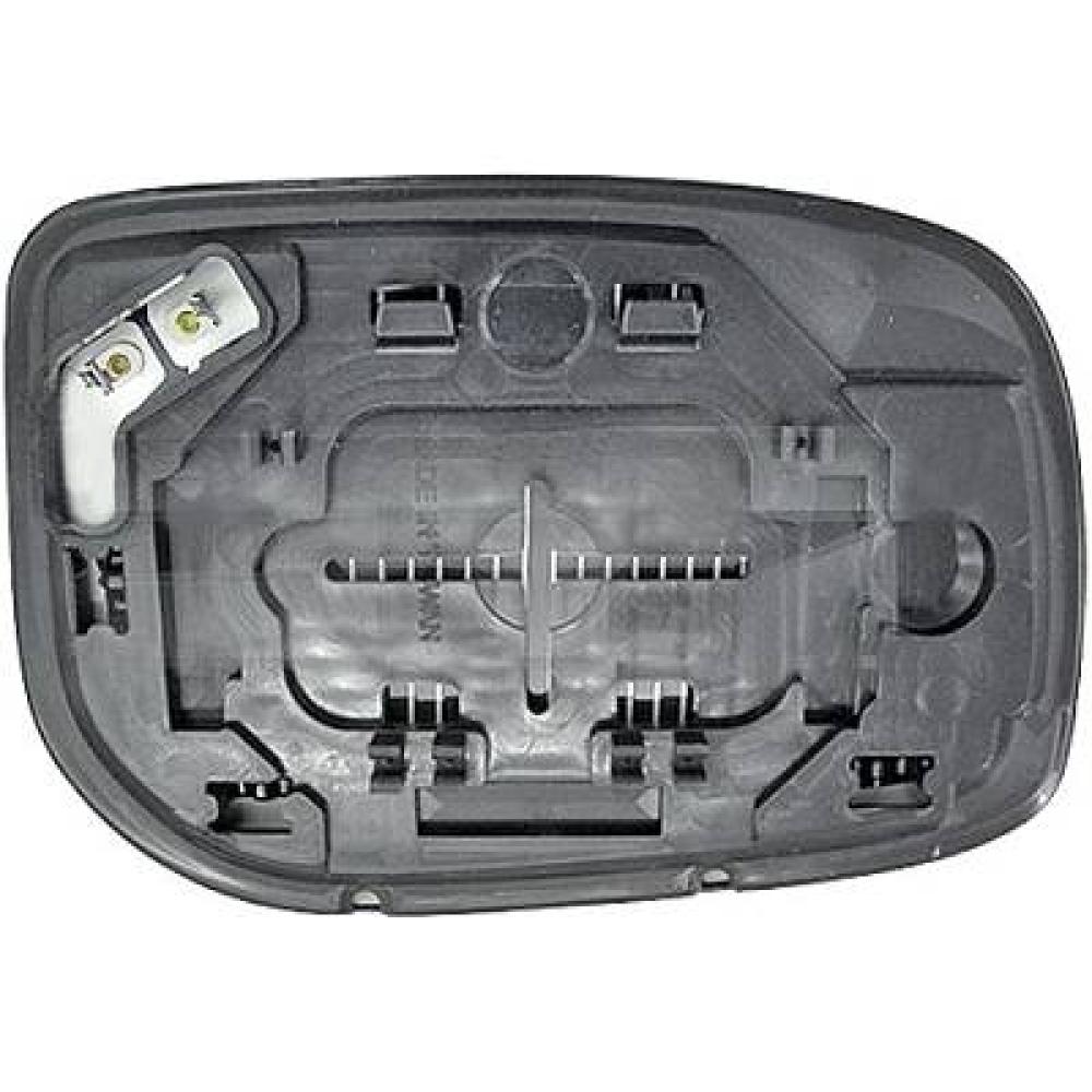 Verre de rétroviseur, rétroviseur extérieur gauche Toyota Yaris 06-08