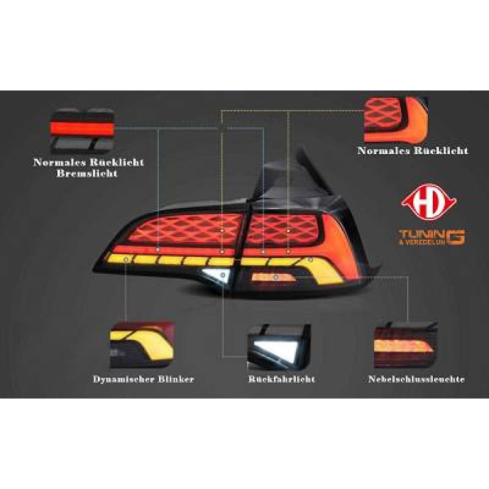 Kit de feux arrières Tesla Model 3 17->>