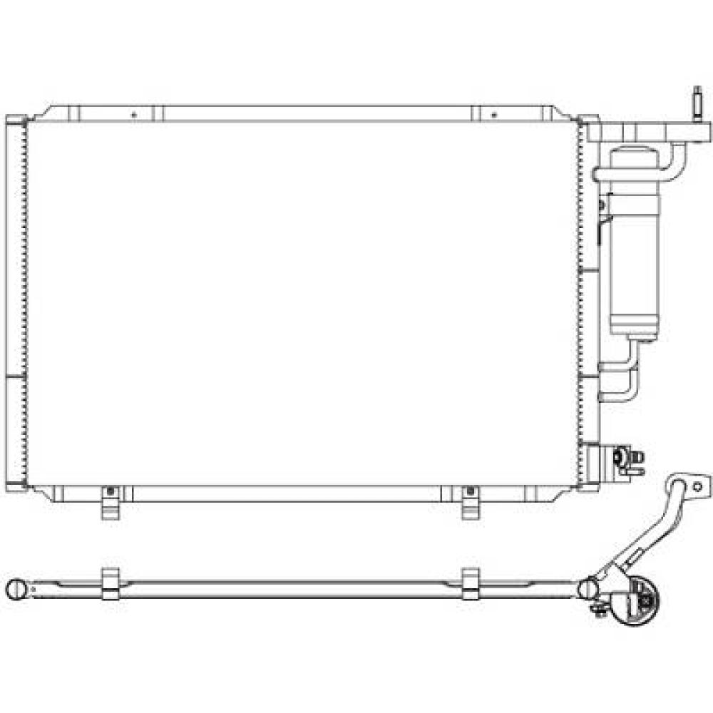 Condenseur, climatisation Ford B-Max 12->>