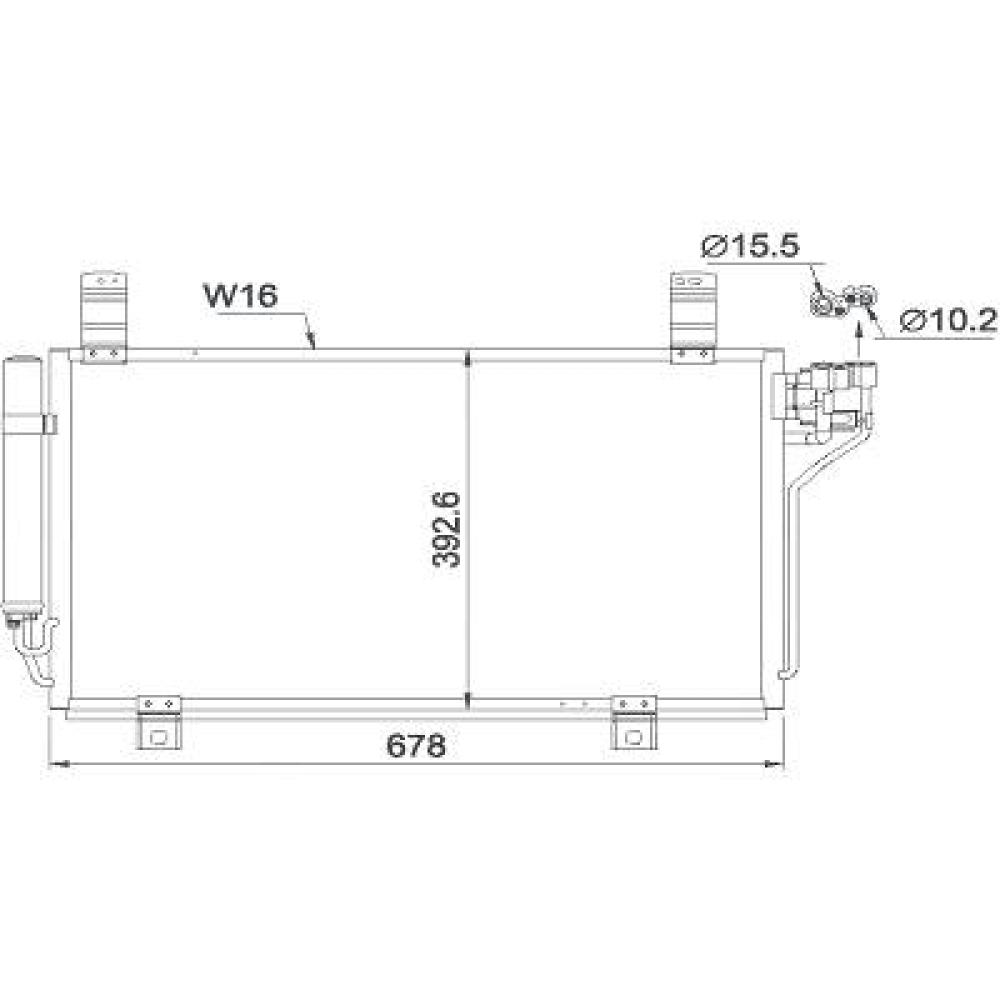 Condenseur, climatisation Mazda CX-5 12-17