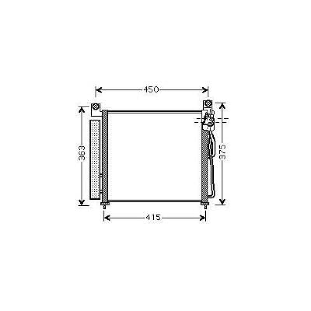 Condenseur, climatisation Kia Picanto 04-07